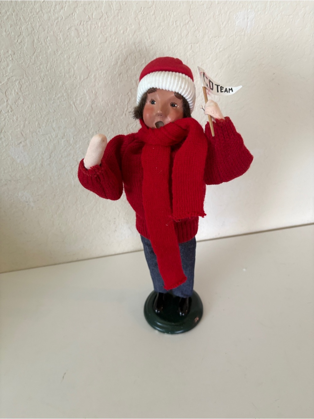 Byers Choice 13” Tall Sporting Family -Dad-Go Team 2009